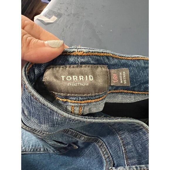 Torrid Womens Plus Size 16R Mid-Rise Stretch Denim Jeans - Picture 5 of 14